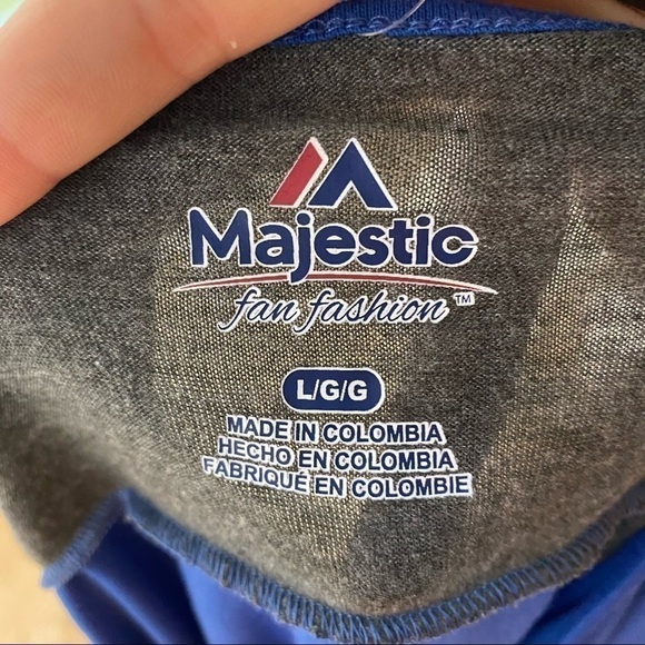 Indianapolis Colts Top NWT Large Blue Gray Women’s - Picture 9 of 11